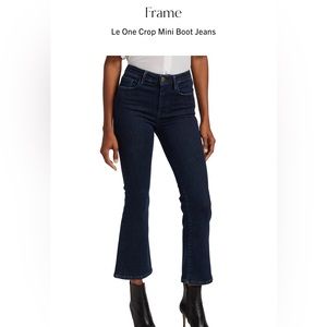 Frame Denim Le Crop Mini Boot size 29